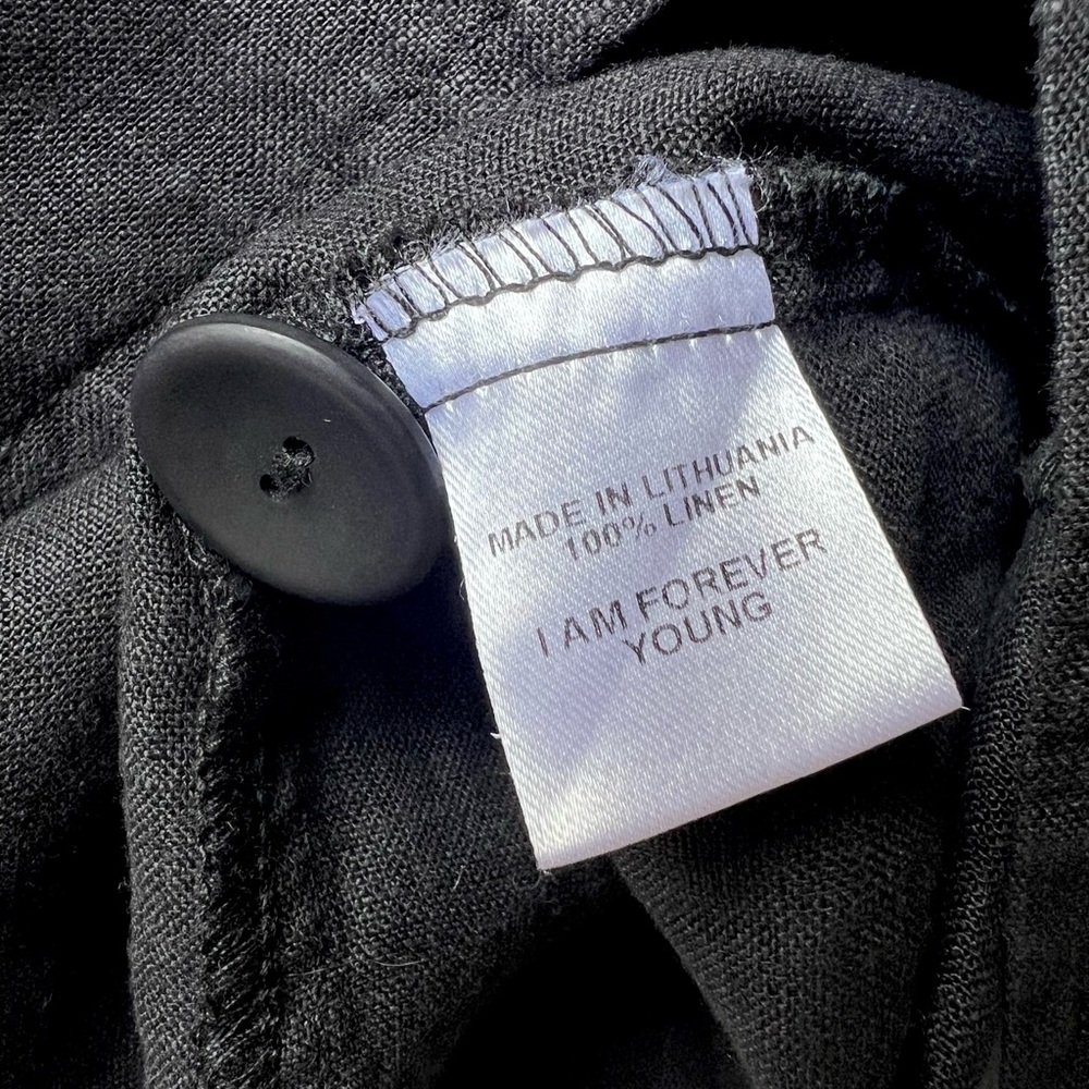 Flax Black/Deep Charcoal Button Down Jacket NWT - image 5